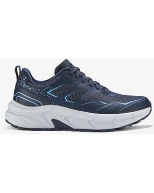 Clarks Brockwood Lace Trainers - Blue