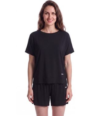 BOSS Summer Short Sleeve Pyjamas 50561022 - Black