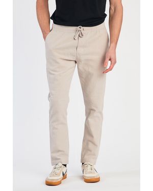 French Connection Linen Blend Cuffed Trousers - Multicolour