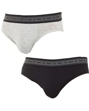 DIM Pack-2 Slips Bio Breathable Fabric D0A6D - Grey
