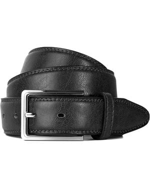 Woodland Leathers Leather Lined Belt 1.25″ Classic With Buckle - Black