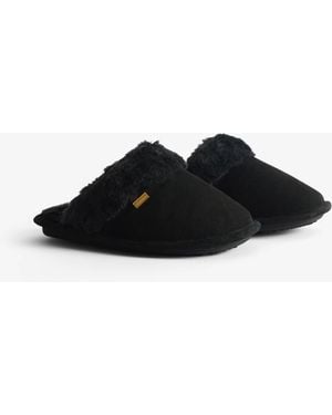 HUNTER Mule Slipper - Black