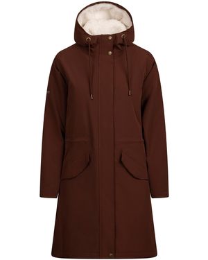 Trespass Ladies Vailsom Waterproof Jacket - Brown