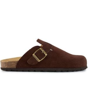Sole Ldn Nye Footbed Mule Sandals - Brown