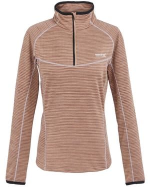 Regatta Ladies Yonder Ii Half Zip Fleece Top (Warm) - Pink