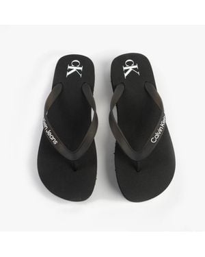 Calvin Klein Beach Sandal Flatform Sandals/Bright - Black