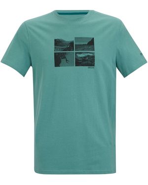 Regatta Breezed Photo Collage T-Shirt (Arctic) - Green
