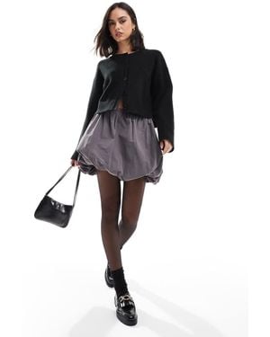 ASOS Mini Puffball Skirt - Black