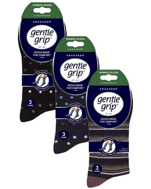 Gentle Grip Calzini Uomo Per Diabetici 9 Paia – Extra Larghi, Gonfiore, Caviglia Non Elastica, Cuciture Lisce, Cotone 77%