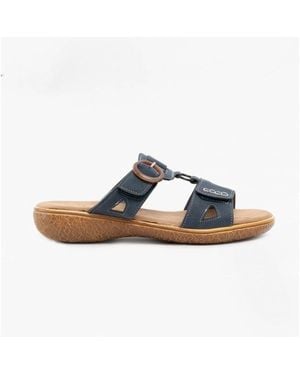 Dr Keller Jackie Ladies Slip-On Sandals - Blue