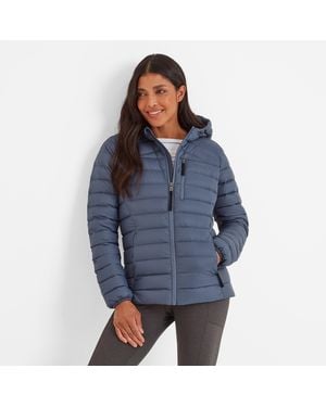 TOG24 North Rds Hooded Jacket Stone Polyamide - Blue