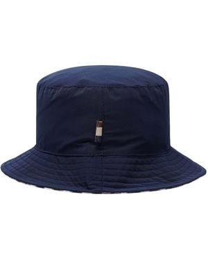 Aquascutum Active Reversible Bucket Hat Hat - Blue