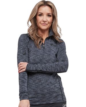 North Ridge Ainslie Half Zip Fleece Mid-Layer For Walking & Hiking - Blue