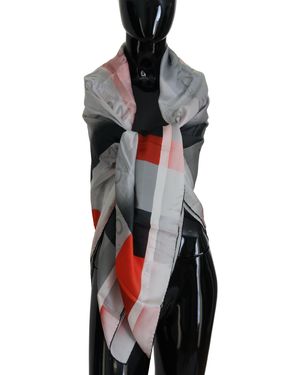 CoSTUME NATIONAL Shawl Foulard Wrap Scarf - Black