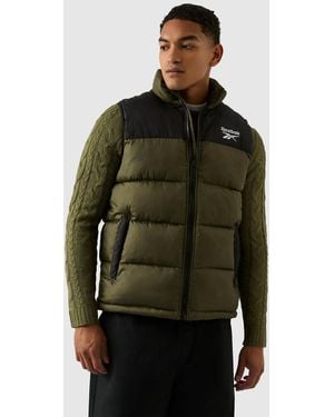 Reebok Puffer Vest - Green