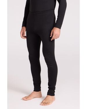 Mountain Warehouse 'Talus' Thermal Base Layer Trousers High Wicking Winter Trousers - Black