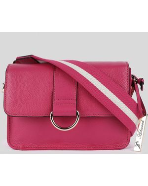 Ashwood Leather 'Amore Di Cuoio' Real Small Crossbody Bag - Pink