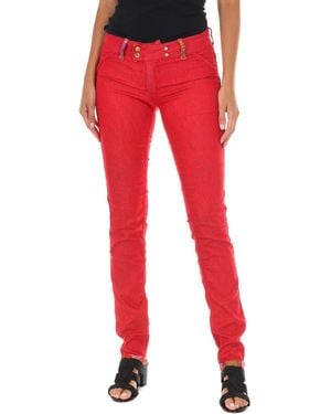 Met Long Reversible Trousers - Red