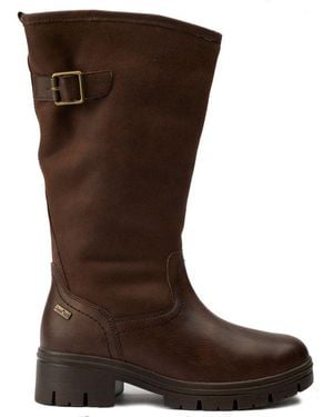 Jana Fleece Lined Boots - Brown