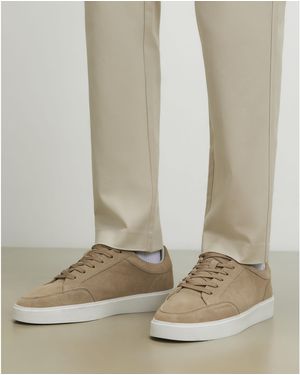 River Island Trainers Faux Suede Pu - Natural