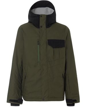 Oakley Division Evo Insula 2L 10K Zip Up Khaki Jacket 412786 86V - Green