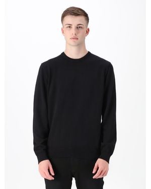 Luke 1977 Noah Super Fine Crew Knit Jumper - Black