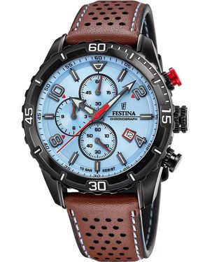 Festina F20519-1 Timeless Chronograph Watch - Blue