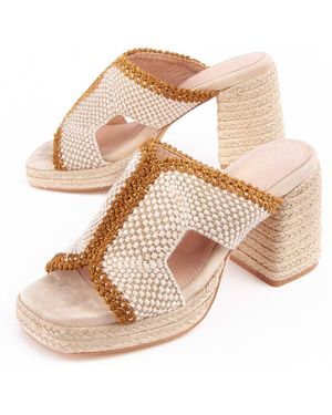 Montevita Heeled Sandal Iliad2 - Natural