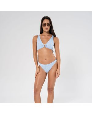 Panos Emporio Daisy Nefeli Bikini Bottom - Blue