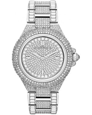 Michael Kors Mk5869 Camile Glitz Ladies Watch Stainless Steel - Metallic