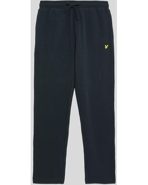 Lyle & Scott Straight Leg Cotton Jogger - Blue