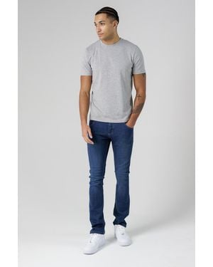 Monkee Genes Organic Cotton Blend Slim Fit Mid-Rise Denim Jeans - Blue