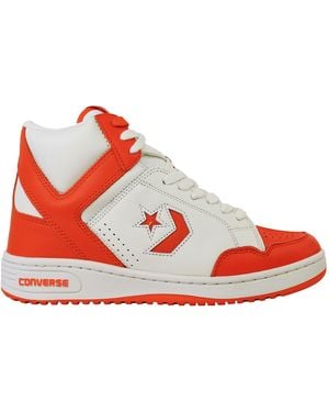 Converse Weapon Mid Trainers - Red