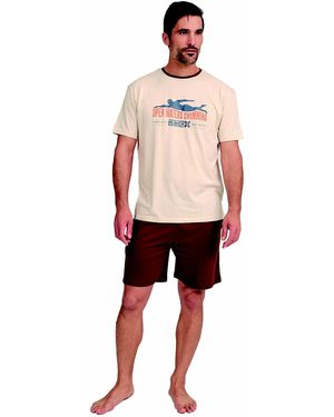 Munich Mu8 Short Sleeve Pyjamas - Red