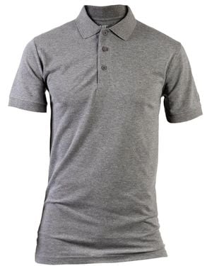Caterpillar Essentials Cotton Polo Shirt - Grey
