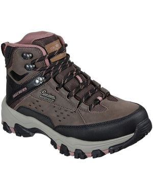Skechers Rugged Outdoor Hiking Lace-Up Boots - Black