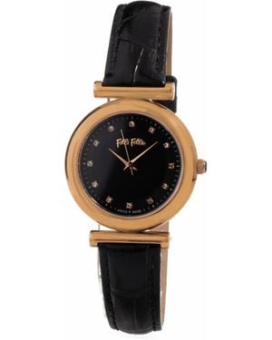 Folli Follie Ladies Watch Quartz Steel - Black