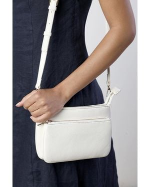 Where's That From Wheres Elani Small Double Zip Cross Body Bag - Blue