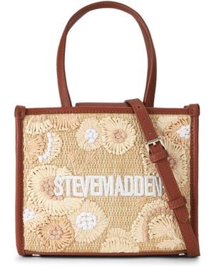Steve Madden Decor Bag Raffia - Brown