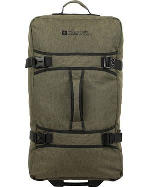 Mountain Warehouse Wander 100L 2 Wheeled Suitcase - Green