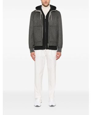 Brunello Cucinelli Cashmere Bomber Jacket - Black