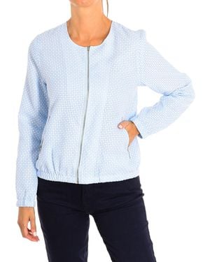 Karl Marc John Short Long-Sleeved Mid-Season Jacket 9047 - White