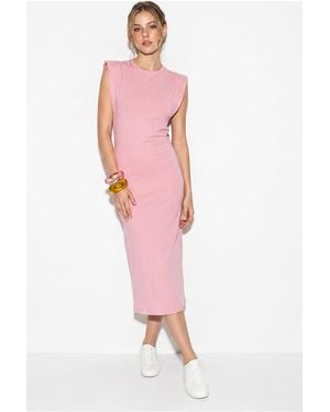 Bianco Lucci Midi Dress - Pink