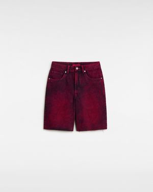 Vans Sirelle Over-Dyed Cut-Off Jorts - Red
