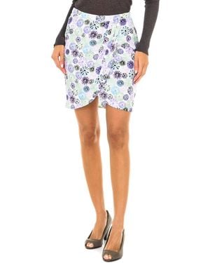 Armani Short Skirt With Front Opening 3Y5N06-5Nxzz - Blue
