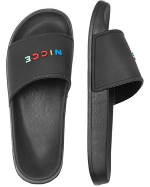 Nicce London Dallas Sliders - Black