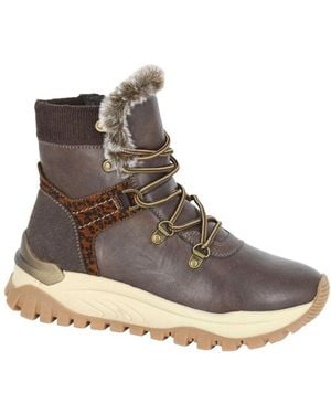 Cipriata Acilia Ankle Boots Textile - Brown