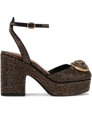 Kurt Geiger Chelsea Closed Platform Sandals - Brown
