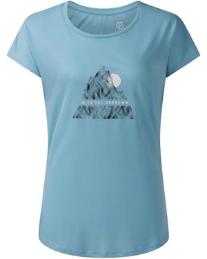 Dare 2b Ladies Serenity Abstract Mountain T-Shirt (Nordic) - Blue