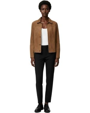 Pelle D'annata Ashley Suede Jacket - Black